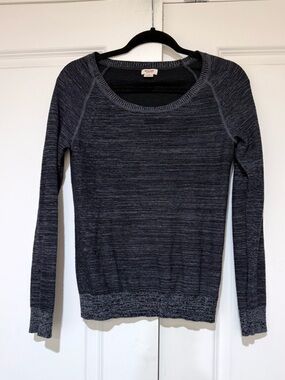 Mossimo Supply Co. Black Space-Dye Crewneck Sweater